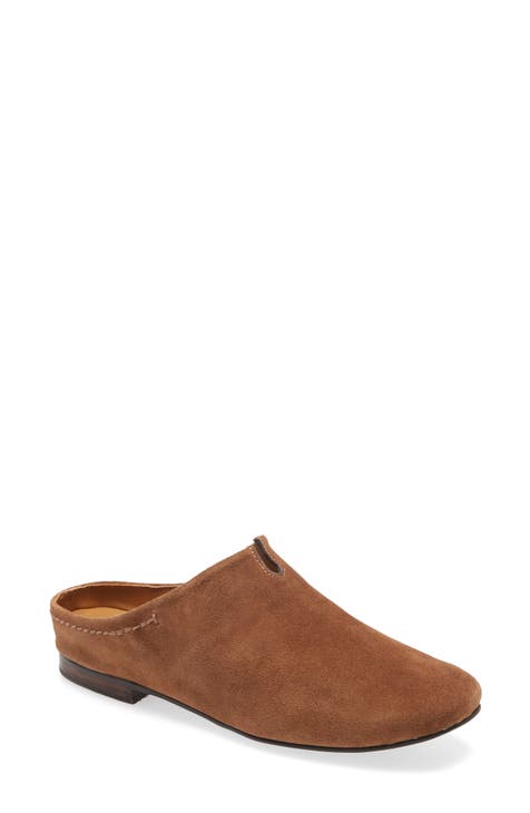 nude pointed mule
