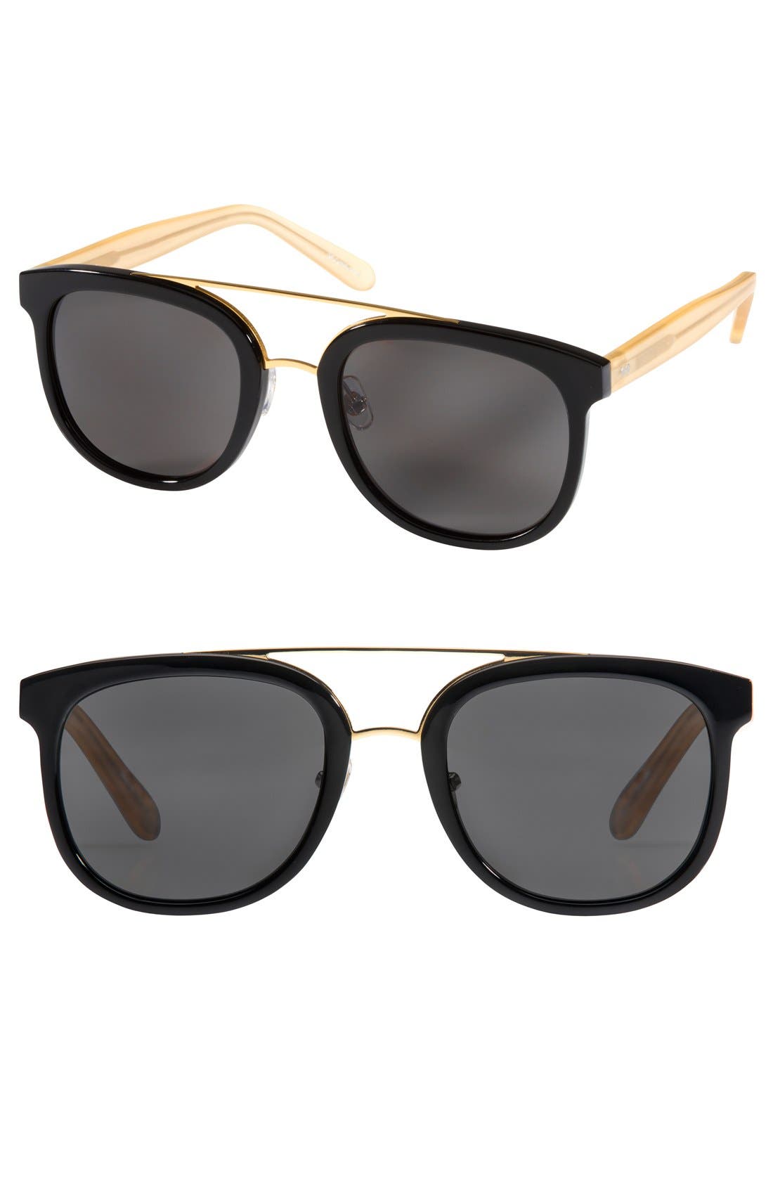 KREWE 'CL10' 53mm Polarized Sunglasses Nordstrom