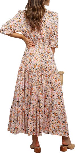 Kelda Floral Midi Dress