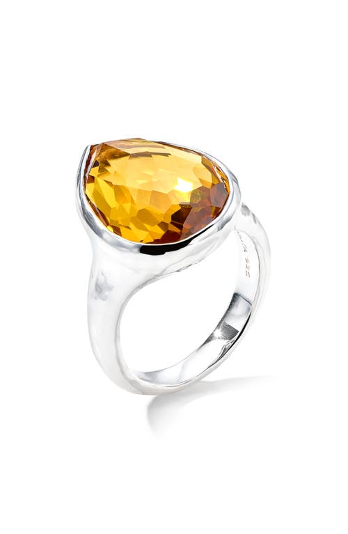 Shop Ippolita Rock Candy Citrine Ring In Cognac Citrine