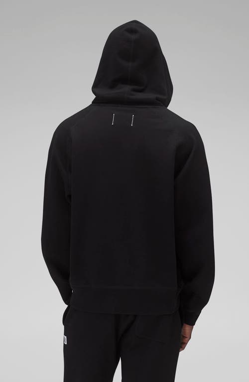 Reigning Champ Relaxed Fit Midweight Cotton French Terry Hoodie In Black