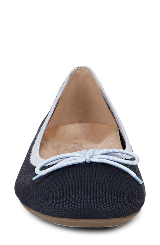 Shop Vionic Klara Knit Ballet Flat In Navy