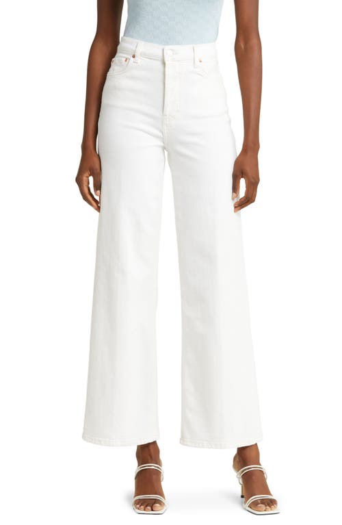 Rails The Getty High Waist Wide Leg Jeans Vintage Ecru at Nordstrom,