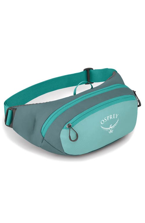 Shop Osprey Daylite Waist Pack In Jetstream Blue/cascade Blue