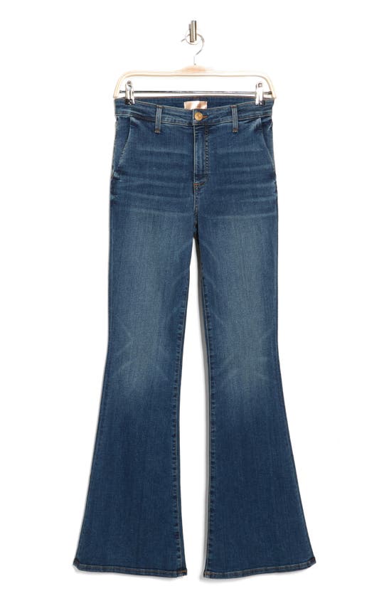 Shop Kut From The Kloth Ana Mid Rise Flare Jeans In Pioneer