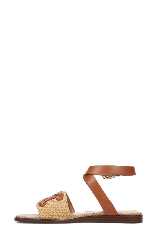Shop Sam Edelman Ilsie Ankle Strap Sandal In Sand/ Rich Cognac