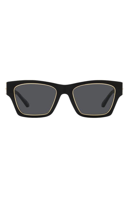 UPC 725125390736 product image for Tory Burch 53mm Rectangular Sunglasses in Black at Nordstrom | upcitemdb.com