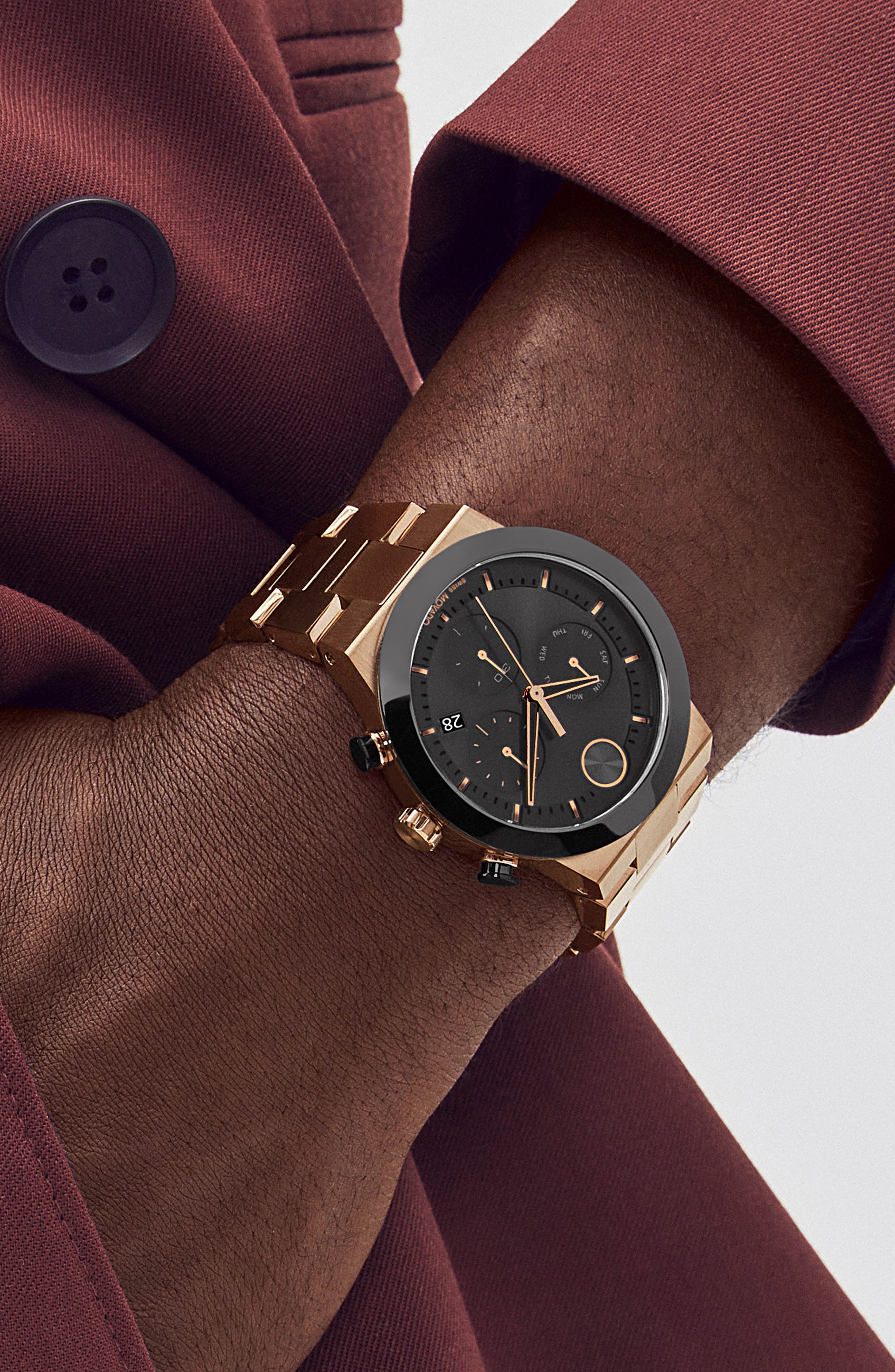 Movado Bold Fusion Chronograph Bracelet Watch, 44mm | Nordstrom