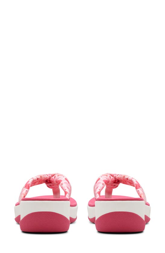 Shop Clarks ® Arla Glison Flip Flop Sandal In Pink Combi