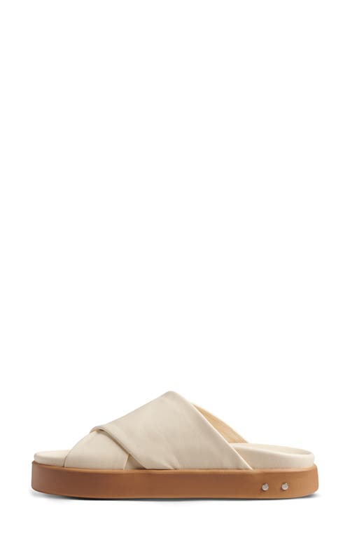 Shop Beek Hen Slide Sandal In Eggshell