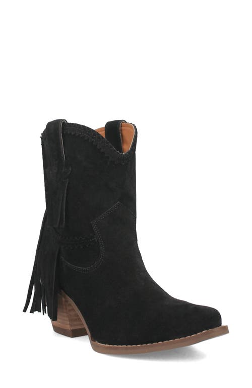 Shop Dingo Fandango Fringe Western Boot In Black