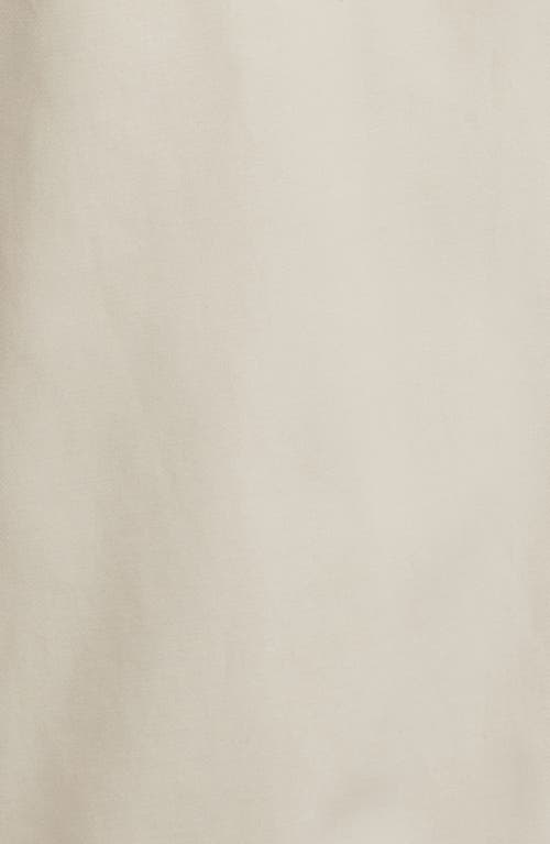 Via Spiga Water Resistant Cotton Blend Trench Coat In Tone Cream