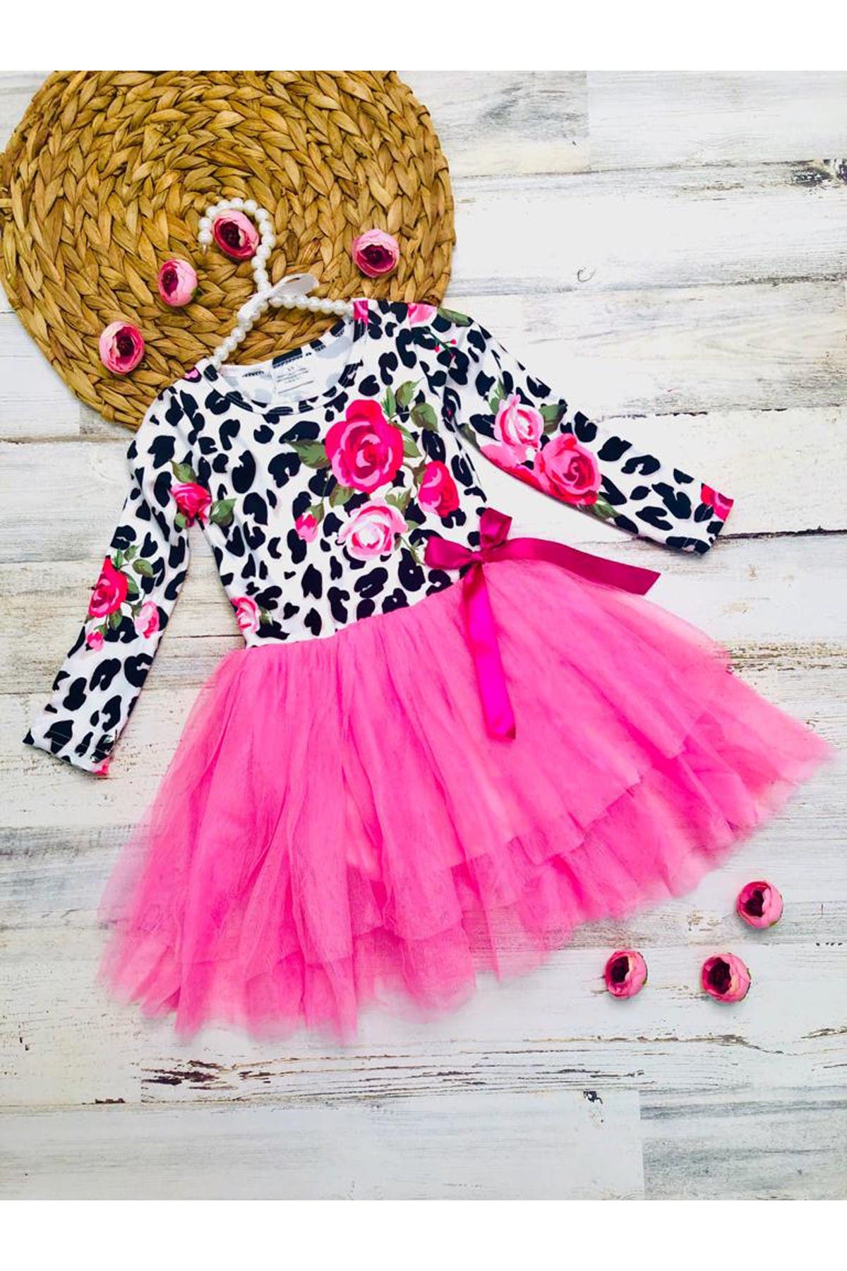 baby long sleeve tutu dress