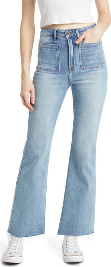 HIDDEN Happi Cropped Flare Stretch Jean - Women's Jeans in Light