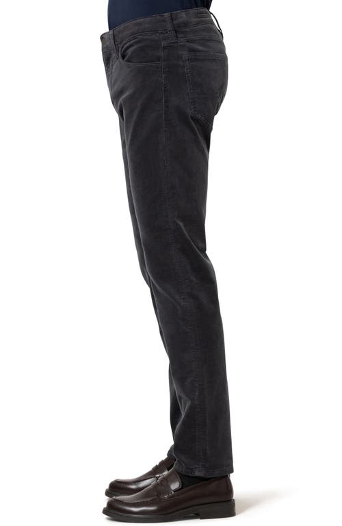 Shop 34 Heritage Charisma Relaxed Fit Stretch Corduroy Pants In Charcoal Cord