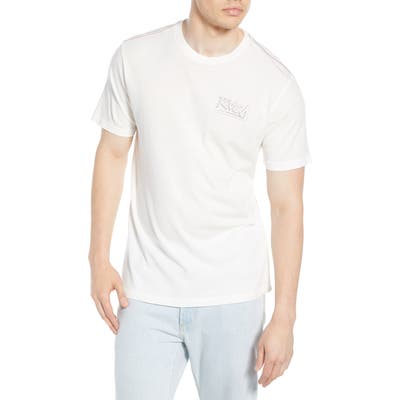 Rvca Offset Logo Graphic T-Shirt, Ivory