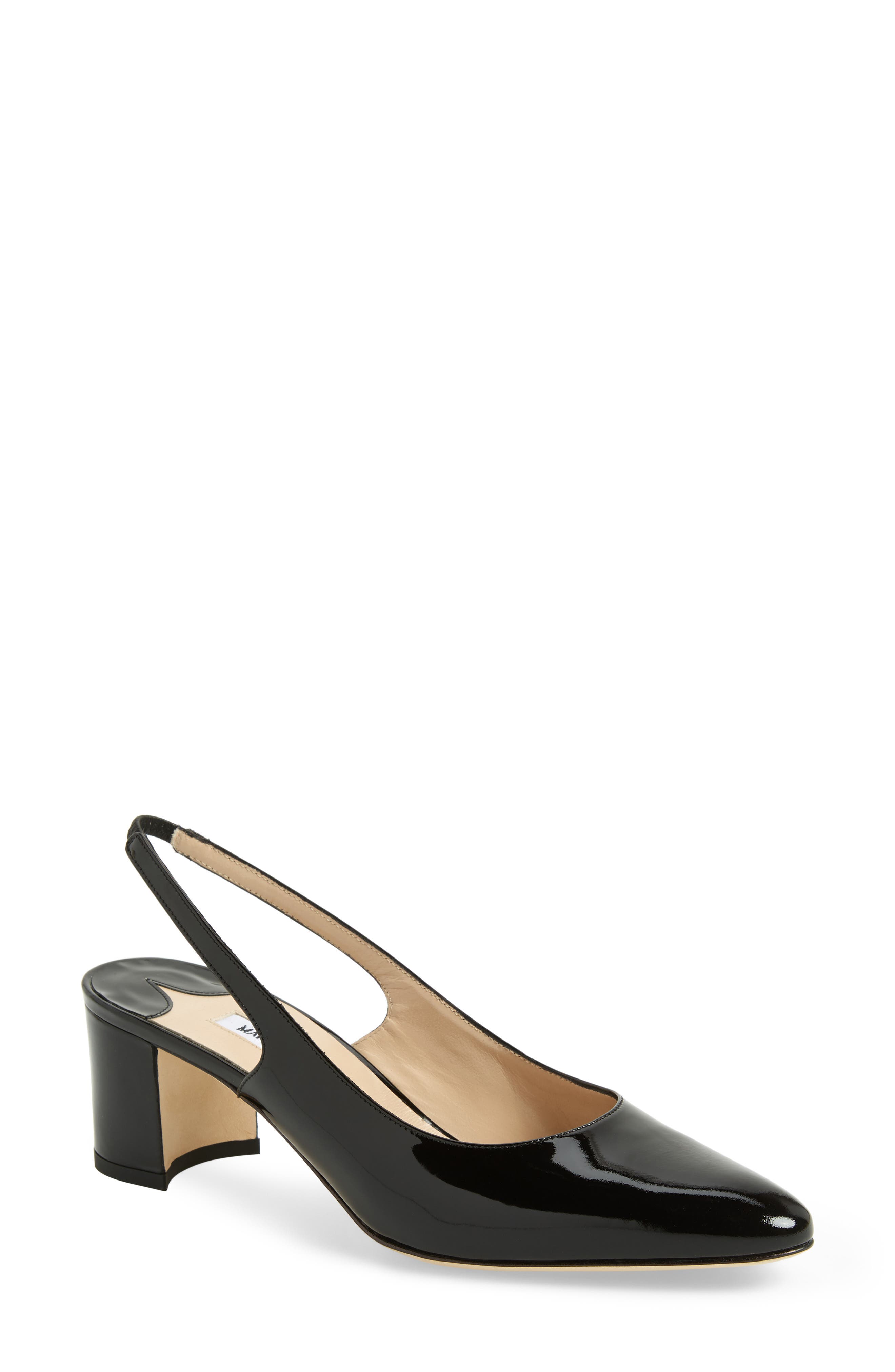 Manolo Blahnik Allurasa Slingback Pump - Black