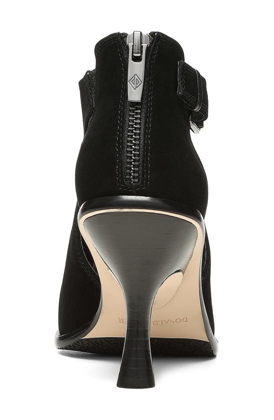 Shop Donald Pliner Era Open Toe Bootie In Black