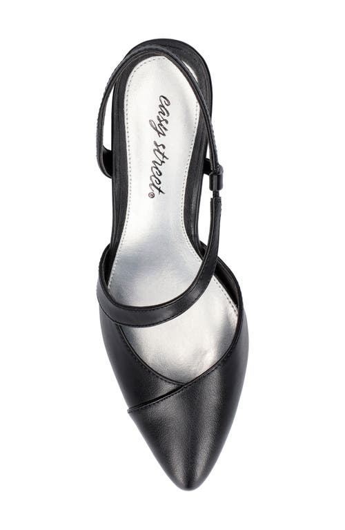 EASY STREET EASY STREET EMERALD SLINGBACK POINTED TOE PUMP