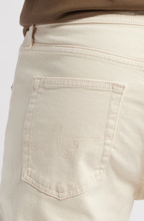 Ag Everett Slim Straight Leg Jeans In 1 Year Ivory Cream