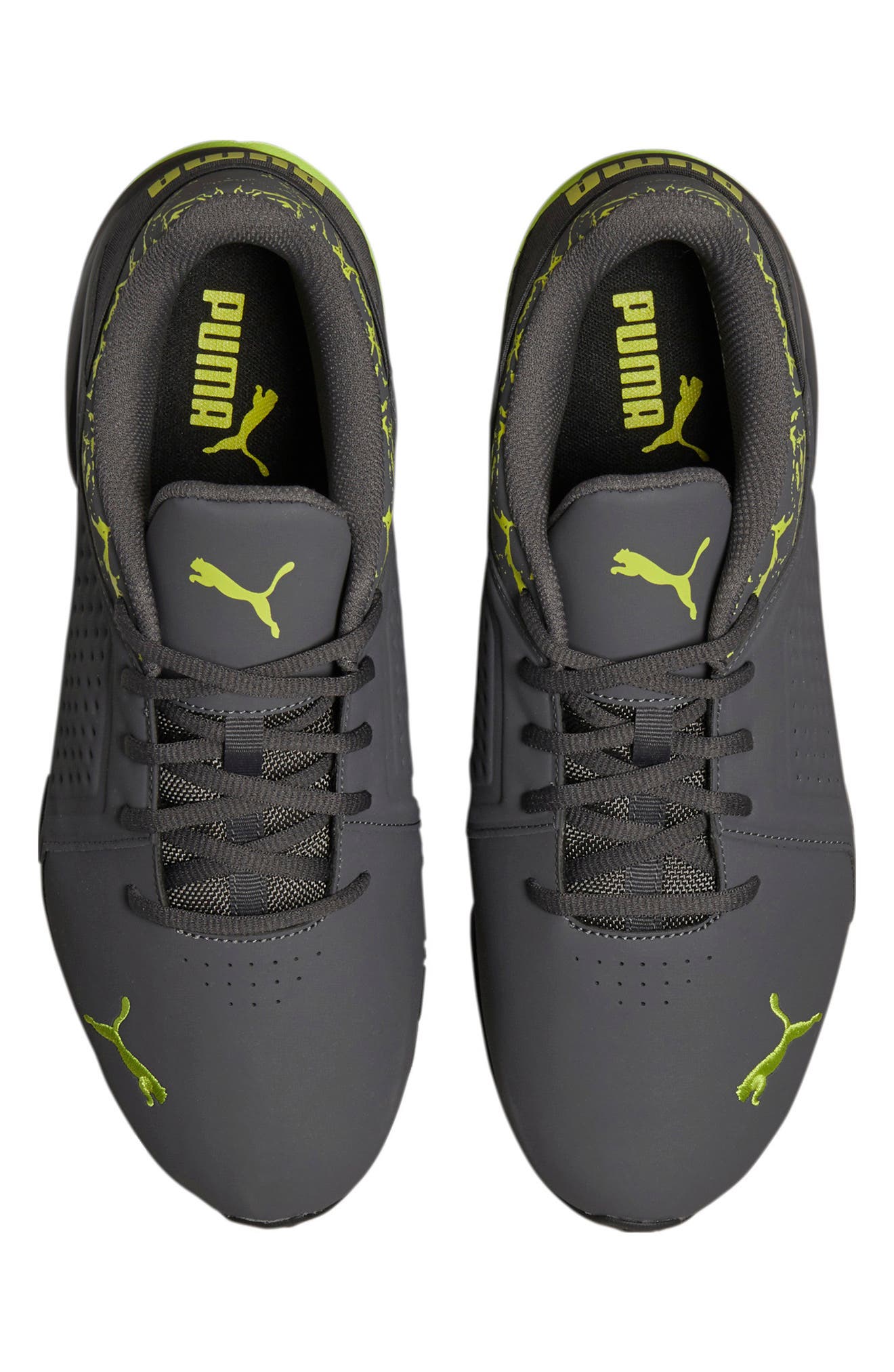 puma viz runner graphic grey