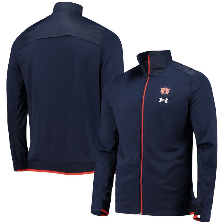 Under Armour Navy Auburn Tigers 2021 Sideline Command Full-zip