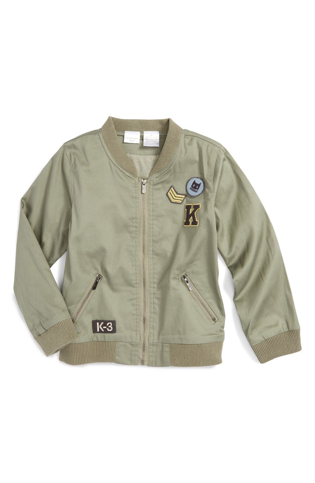 Kardashian Kids Cotton Bomber Jacket (Toddler Boys & Little Boys