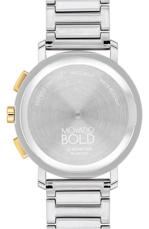 Shop Movado Bold Evolution 2.0 Chronograph Bracelet Watch, 42mm In Silver