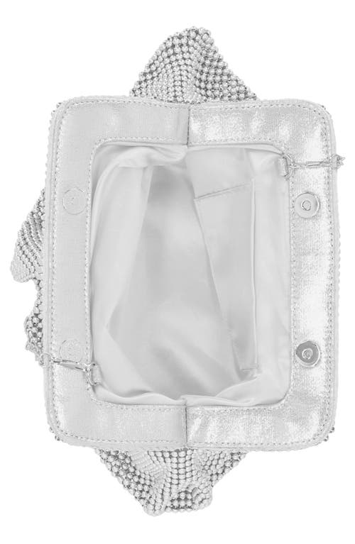 Jessica Mcclintock Lorana Clutch In Silver