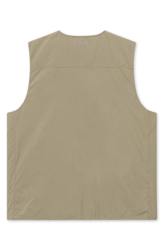 Shop Forét Myst Liner Vest In Olive