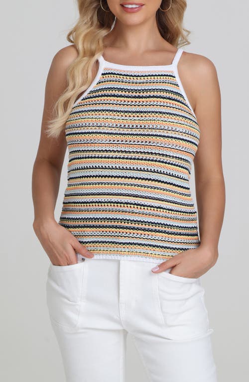 Taylor Knit Camisole in Bleach White Combo