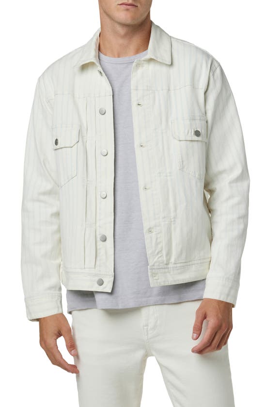 Shop Joe's Miner Denim Jacket In Hickory Stripe