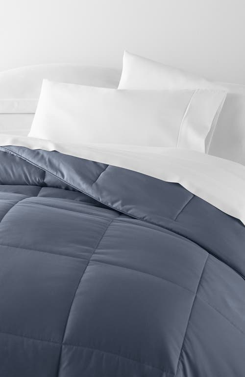 Shop Homespun All Season Premium Down Alternative Solid Comforter In Stone