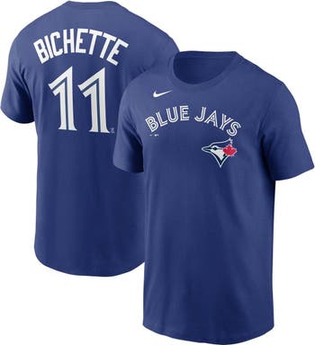 Bo Bichette Men's Toronto Blue Jays Alternate Jersey - Black Golden Replica