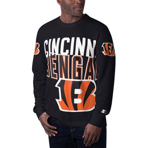 Youth Cincinnati Bengals Black/Heathered Gray Club Short Sleeve