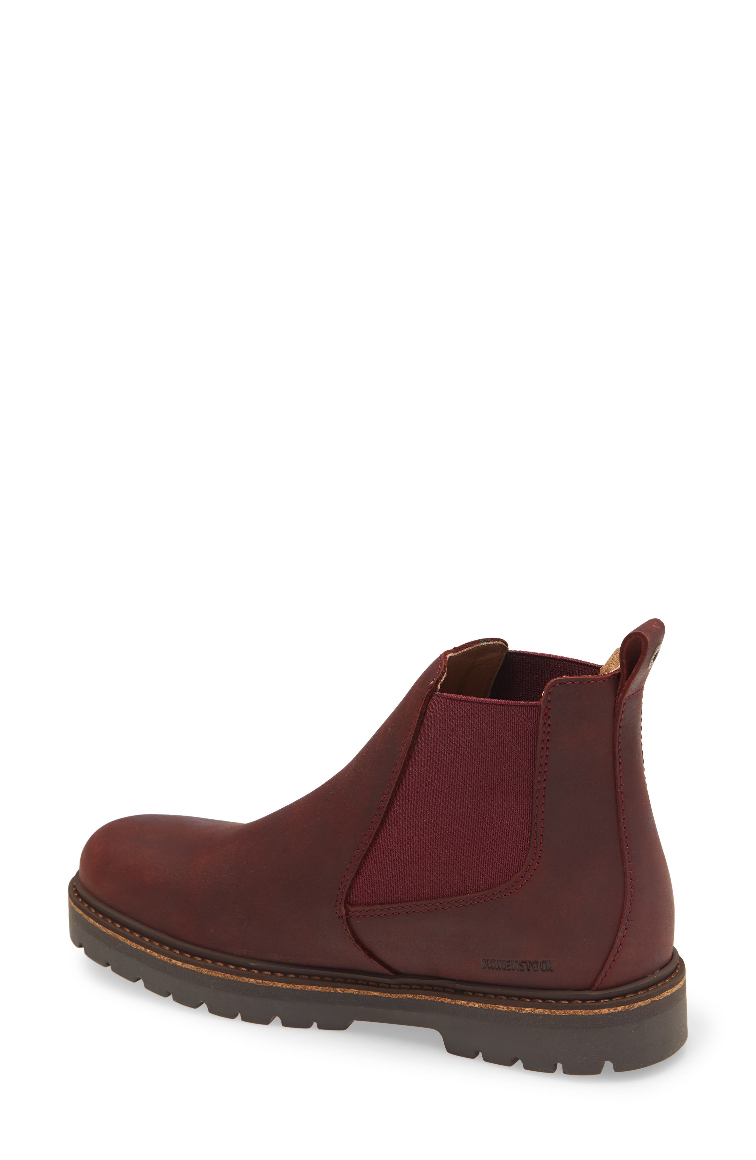 Birkenstock Stalon Chelsea Boot in Burgundy Nubuck Smart Closet