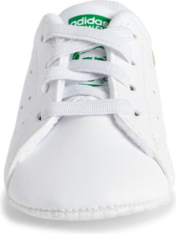 adidas Originals STAN SMITH CRIB UNISEX - Chaussons pour bébé - footwear  white/silver metallic/blanc 