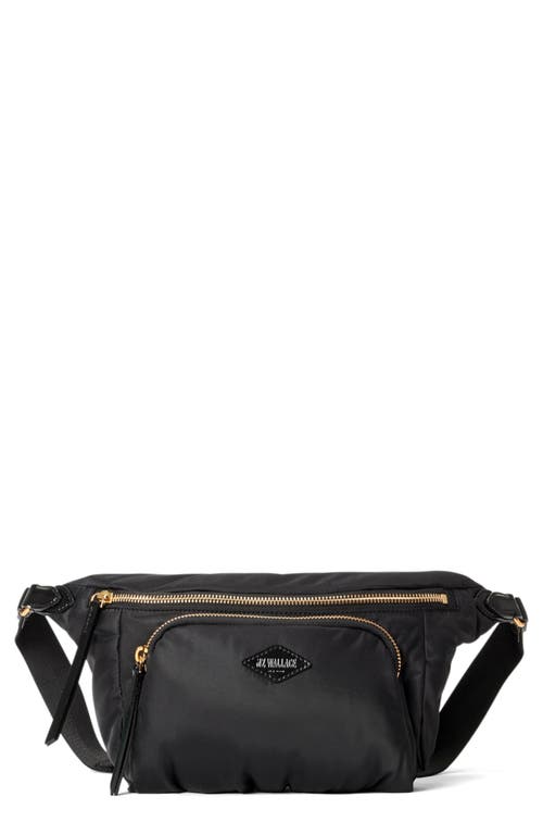 Chelsea Nylon Belt Bag in Black