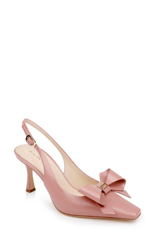 Shop Dee Ocleppo Coronado Slingback Pump In Blush Leather