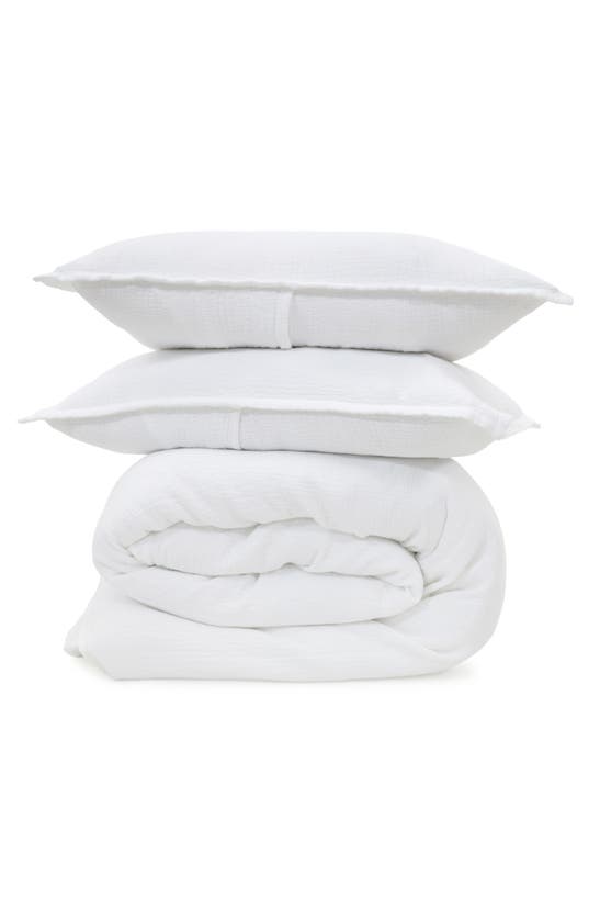 Shop Pom Pom At Home Waverly Duvet Cover & Sham Set In White