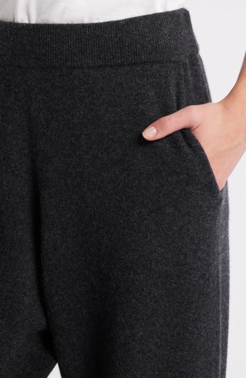 Frame Womens Charcoal Heather Cuffed Stretch Cashmere-blend Jogging Bottoms In Charcoal Heather