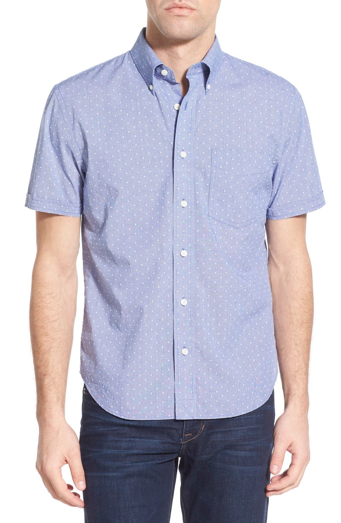 Jack Spade 'Caulfield' Trim Fit Dot Print Sport Shirt Nordstrom