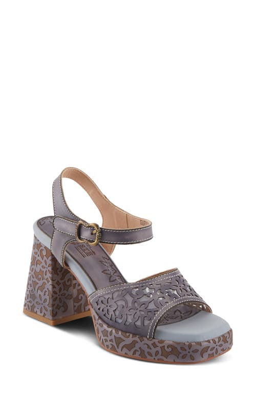 Shop L'artiste By Spring Step Savychic Square Toe Sandal In Grey