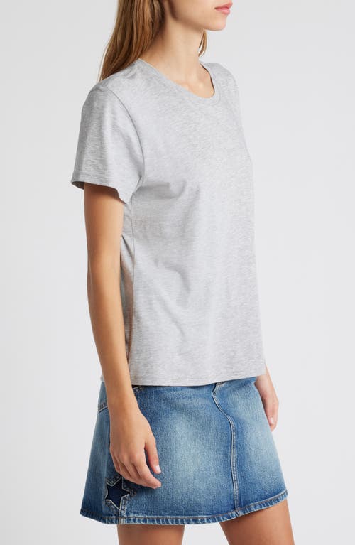 Shop Rails Classic Cotton T-shirt In Heather Grey