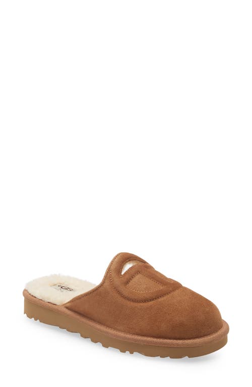 UGG(r) x TELFAR Logo Slipper in Chestnut