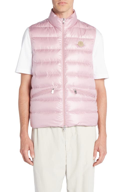 Moncler Lechtal Down Puffer Vest Dawn Pink at Nordstrom,