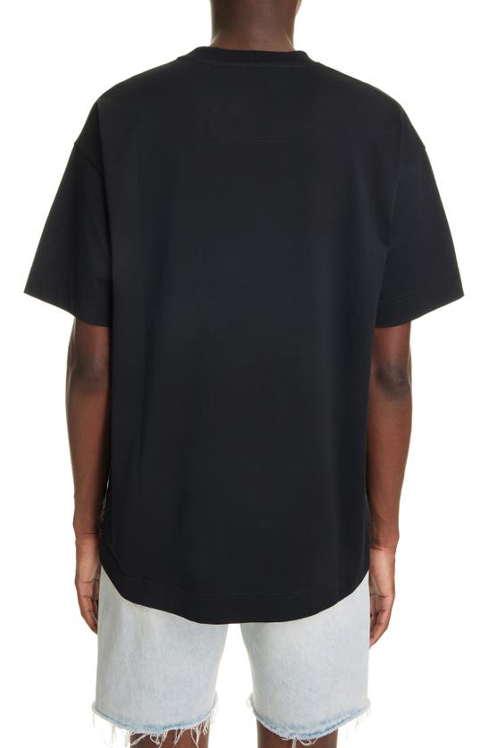 Shop Givenchy Abstract Logo Graphic T-shirt In Black