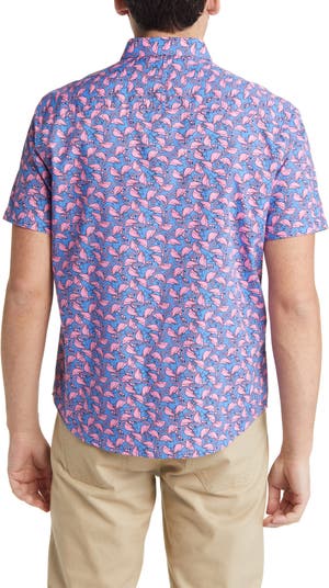 Chicago Cubs Flamingo Button Up Shirt - M - Yahoo Shopping