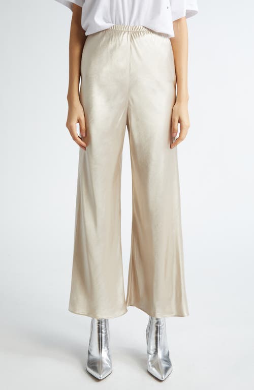 Interior The Arthur Satin Pants Champagne at Nordstrom,