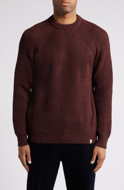 Shop Peregrine Ford Wool Fisherman Sweater In Shiraz